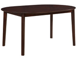 Adrian Espresso 60″ Oval Dining Table by Steve Silver at Eve Furniture