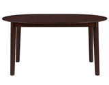 Adrian Espresso 60″ Oval Dining Table by Steve Silver at Eve Furniture