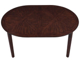 Adrian Espresso 60″ Oval Dining Table by Steve Silver at Eve Furniture