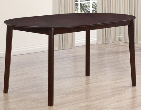 Adrian Espresso 60″ Oval Dining Table by Steve Silver at Eve Furniture