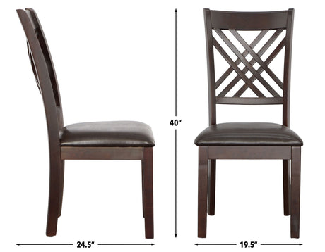 Adrian Espresso Oval Dining Room Set by Steve Silver at Eve Furniture