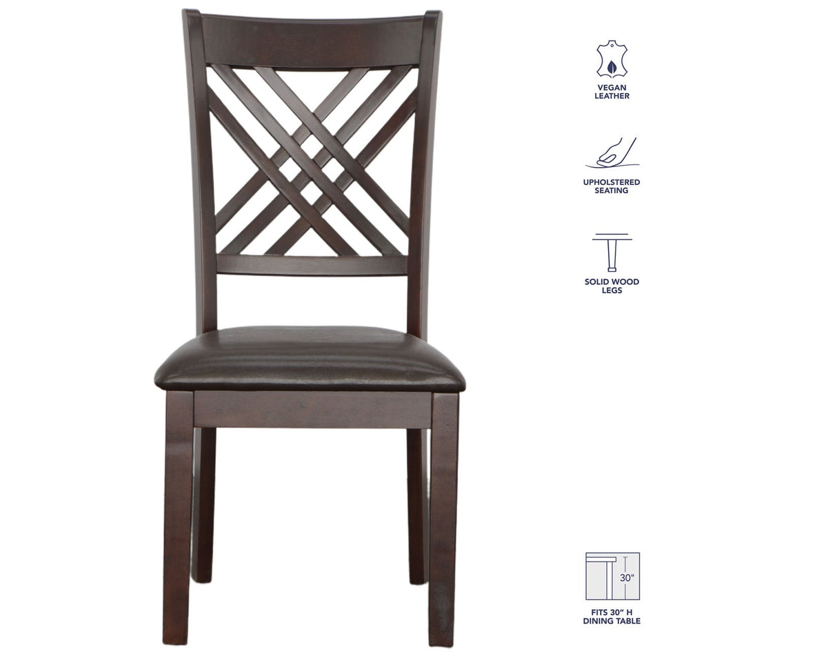 Adrian Espresso Oval Dining Room Set by Steve Silver at Eve Furniture