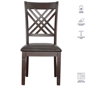 Adrian Espresso Oval Dining Room Set by Steve Silver at Eve Furniture