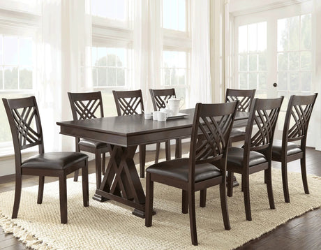 Adrian Table w/18″ Leaf by Steve Silver at Eve Furniture