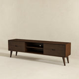 Adrian TV Stand (Walnut) by Ashcroft Furniture at Eve Furniture
