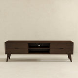 Adrian TV Stand (Walnut) by Ashcroft Furniture at Eve Furniture
