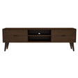 Adrian TV Stand (Walnut) by Ashcroft Furniture at Eve Furniture