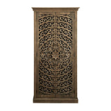 Adriana Brown Tall-Cabinet by Crestview at Eve Furniture