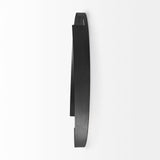 Adrianna Black Metal Round Mirror by Mercana at Eve Furniture