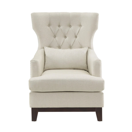Adriano Beige Accent Chair by Homelegance at Eve Furniture