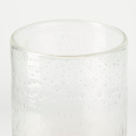 Adriatic I Small Brushed Gold Metal Glass Vase by Mercana at Eve Furniture