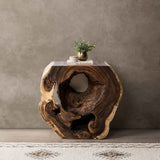 Adrynia Natural Console Table by Classic Home at Eve Furniture