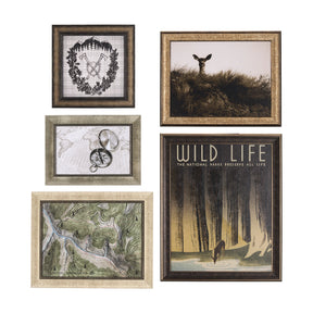 Adventure Map by Chad Mackay a Hand Embelished Textured Framed Art Print by Mercana at Eve Furniture