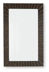 Advin Dark Brown Accent Mirror by Ashley at Eve Furniture