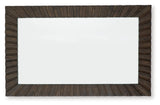Advin Dark Brown Accent Mirror by Ashley at Eve Furniture