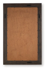 Advin Dark Brown Accent Mirror by Ashley at Eve Furniture