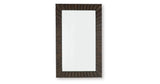 Advin Dark Brown Accent Mirror by Ashley at Eve Furniture