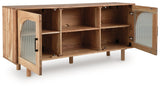 Adway Natural Brown Accent Cabinet by Ashley at Eve Furniture