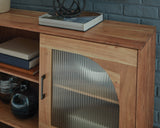 Adway Natural Brown Accent Cabinet by Ashley at Eve Furniture