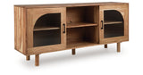 Adway Natural Brown Accent Cabinet by Ashley at Eve Furniture
