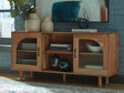 Adway Natural Brown Accent Cabinet by Ashley at Eve Furniture