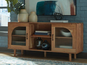 Adway Natural Brown Accent Cabinet by Ashley at Eve Furniture