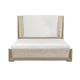 Aeon Brown/Gray 4-Piece Queen Bedroom Set by Homelegance at Eve Furniture