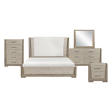 Aeon Brown/Gray 5-Piece Queen Bedroom Set by Homelegance at Eve Furniture