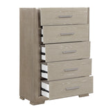 Aeon Brown/Gray LED Bedroom Set by Homelegance at Eve Furniture