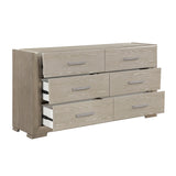 Aeon Brown/Gray LED Bedroom Set by Homelegance at Eve Furniture