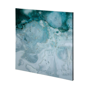 Aerial Blue II by Mercana Studio a Hand Embellished Textured Canvas by Mercana at Eve Furniture