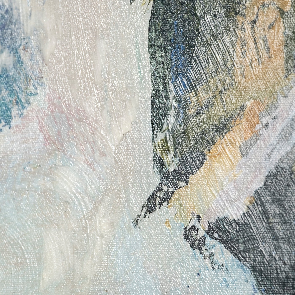 Aerial View I by Silvia Krause a Hand Embellished Textured Canvas by Mercana at Eve Furniture
