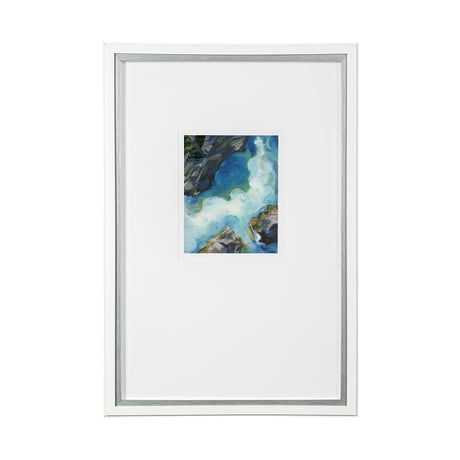 Aerial View II by Silvia Krause a Framed Art Print Matted under Glass by Mercana at Eve Furniture
