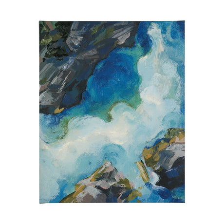 Aerial View II by Silvia Krause a Hand Embellished Textured Canvas by Mercana at Eve Furniture