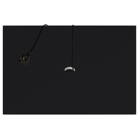 Aero 5-shelf Display Curio Cabinet with LED and Clear Tempered Glass Shelves Black by Coaster at Eve Furniture