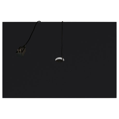 Aero 5-shelf Display Curio Cabinet with LED and Clear Tempered Glass Shelves Black by Coaster at Eve Furniture