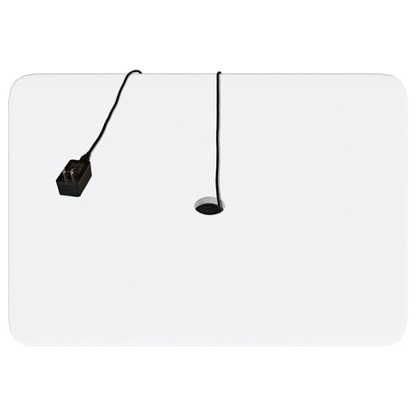 Aero 5-shelf Display Curio Cabinet with LED and Clear Tempered Glass Shelves Glossy White by Coaster at Eve Furniture