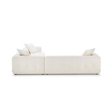 Kaynes Ivory Boucle Corner Sofa by Ashcroft Imports at Eve Furniture
