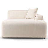 Mar U-Shape Corner Sofa - Cream Corduroy by Ashcroft Imports at Eve Furniture