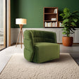 Walden Swivel Chair - Green Velvet by Ashcroft Imports at Eve Furniture