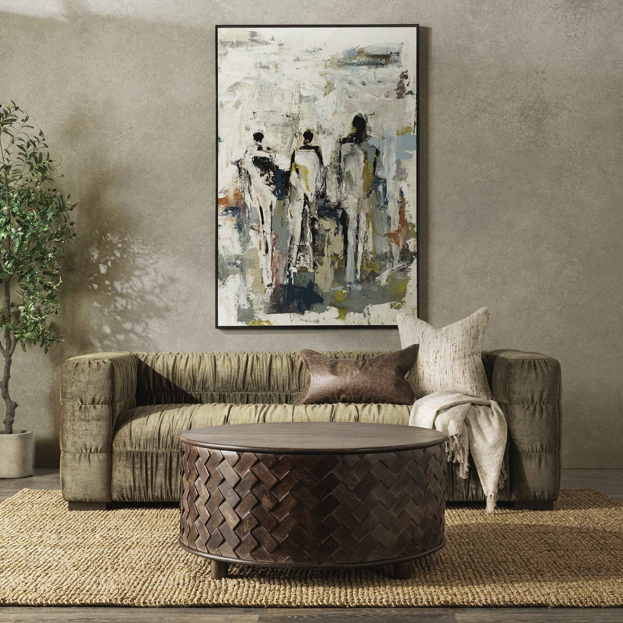 Afeela Fern Green Sofa by Classic Home at Eve Furniture