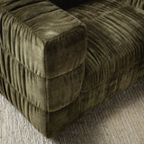 Afeela Fern Green Upholstered Swivel Chair by Classic Home at Eve Furniture