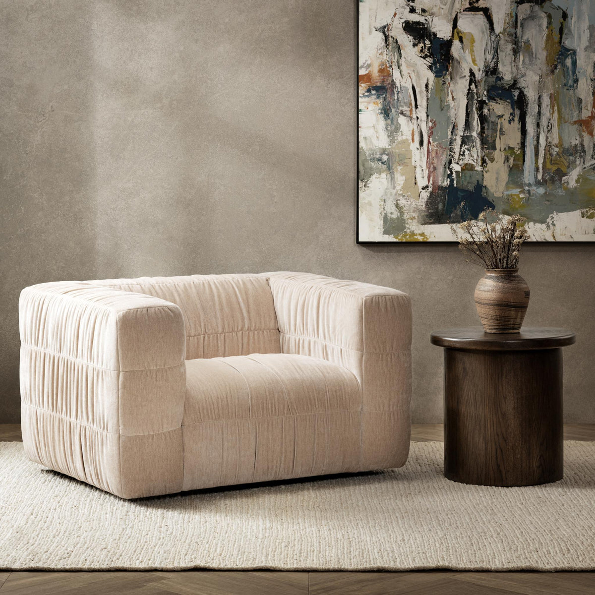 Afeela Swivel Chair by Classic Home at Eve Furniture
