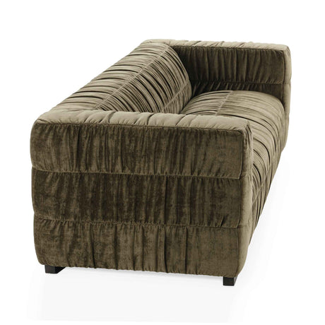 Afeela Upholstered Sofa - Olive Green by Classic Home at Eve Furniture