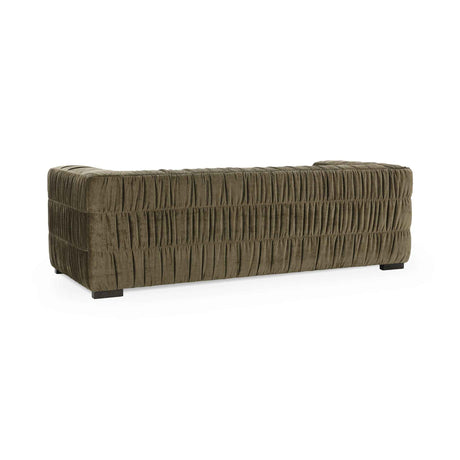 Afeela Upholstered Sofa - Olive Green by Classic Home at Eve Furniture