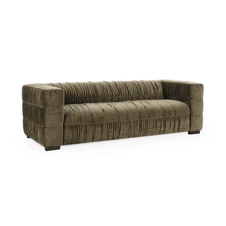 Afeela Upholstered Sofa - Olive Green by Classic Home at Eve Furniture