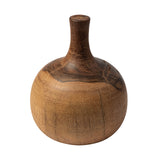 Afra Large Solid Wood Vase Shaped Decorative Object by Mercana at Eve Furniture