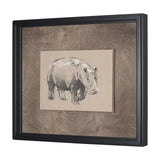 African Animal Study I by Mercana Studio a Hand Embellished Framed Art Print by Mercana at Eve Furniture
