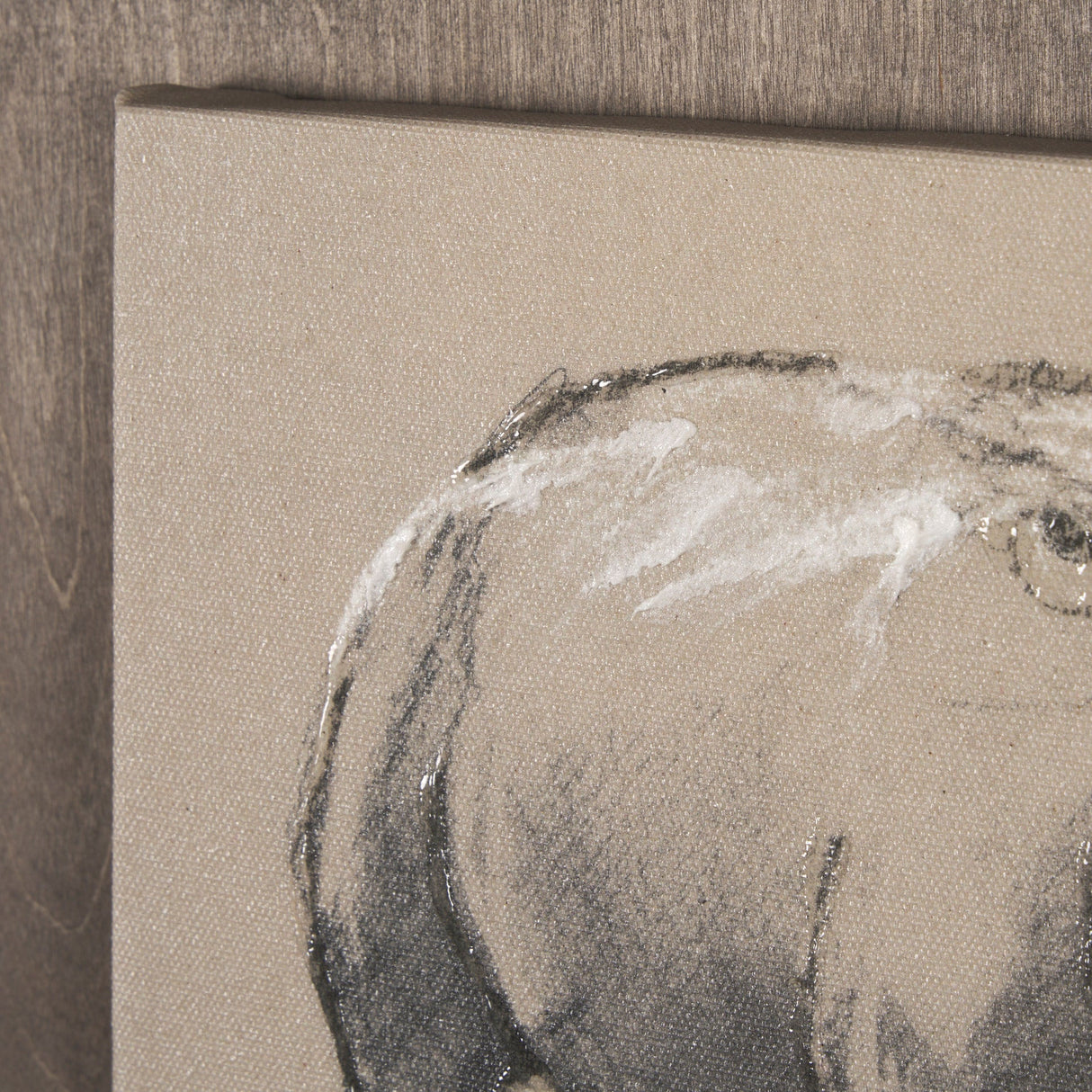 African Animal Study I by Mercana Studio a Hand Embellished Framed Art Print by Mercana at Eve Furniture