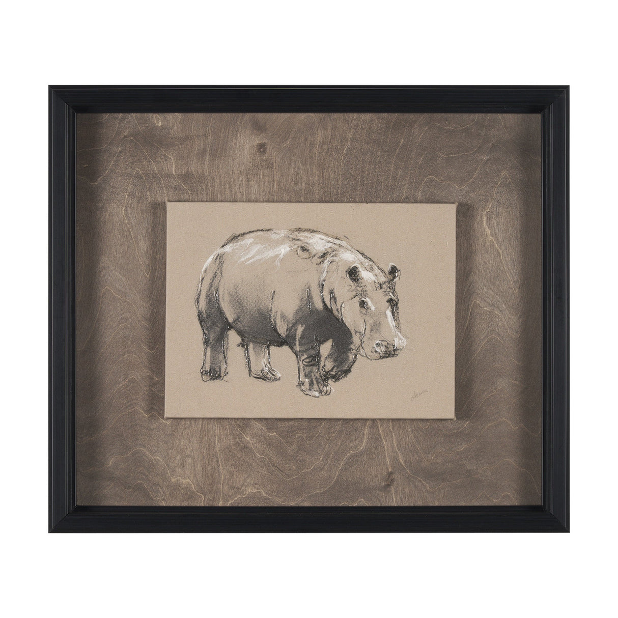 African Animal Study I by Mercana Studio a Hand Embellished Framed Art Print by Mercana at Eve Furniture